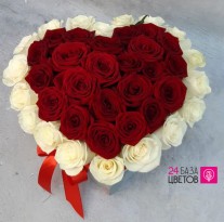 Сердце из 45 роз (Россия)